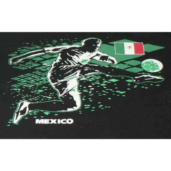 Gen2 Kids National Soccer Apparel Mexico Black/Green/White Medium 5/6 - Picture 1 of 4